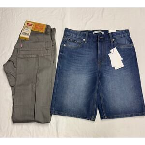 NWT Levis 511 Jeans Boys size 16 slim fit Calvin Klein relaxed denim  lot of 2